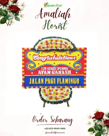 Sewa Papan Bunga Pusparahayu